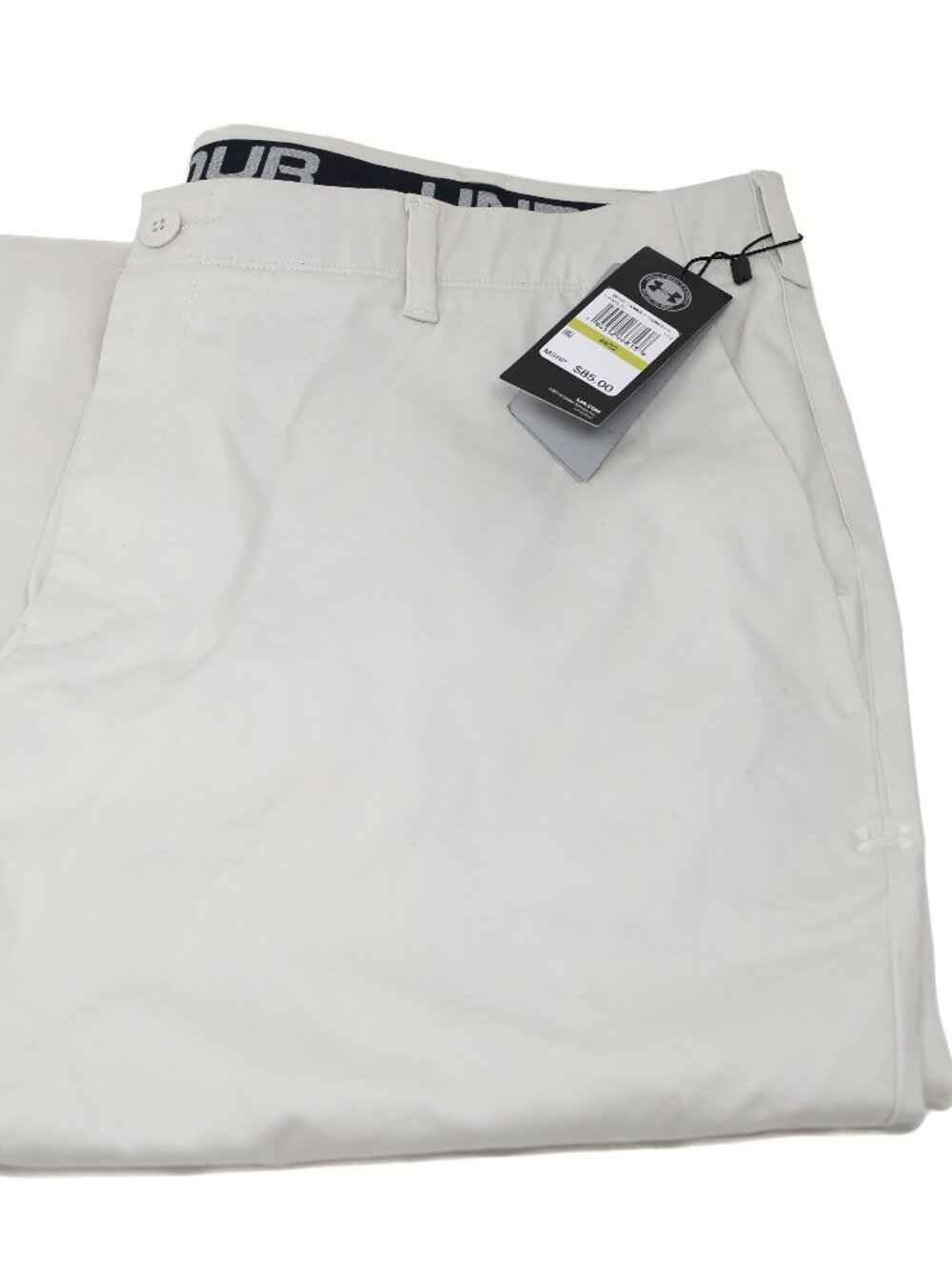 Under Armour Pants Mens 44x32 Beige UA Sundown Chino Golf Summit White NWT NEW